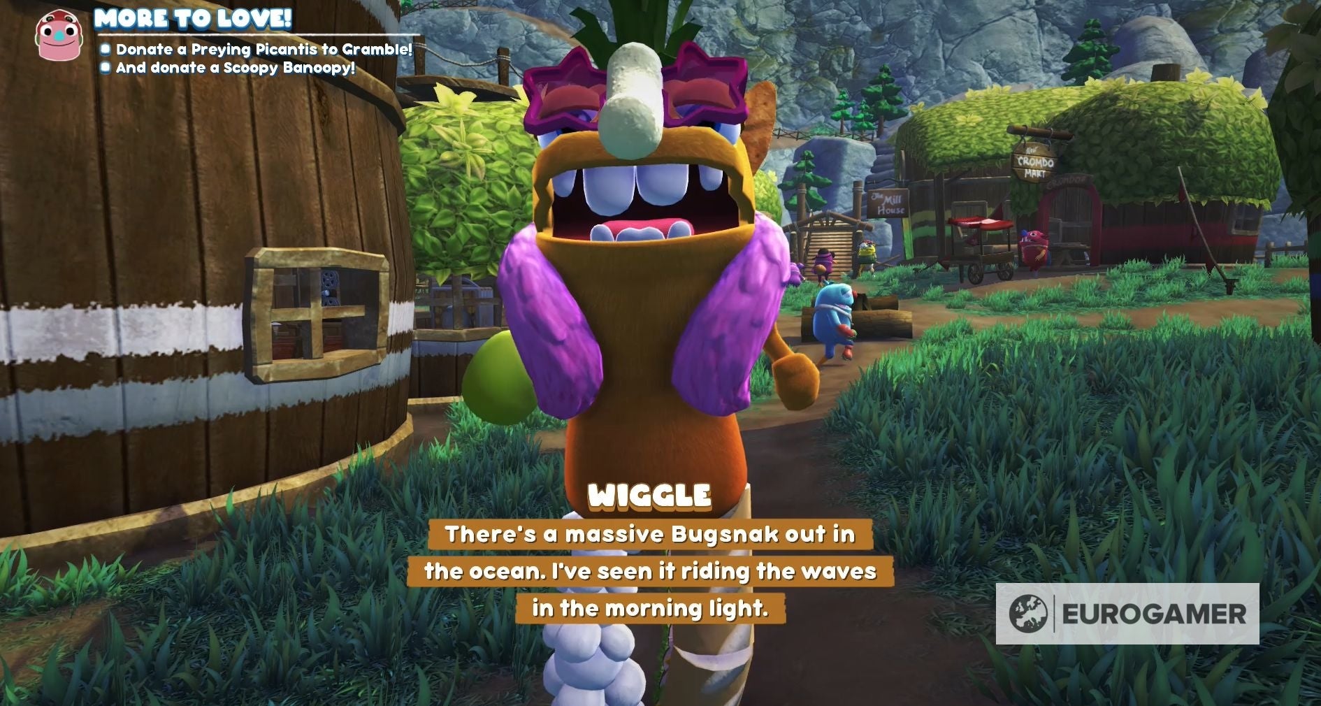 Bugsnax Dance With the Dragon quest How to defeat the Megamaki in